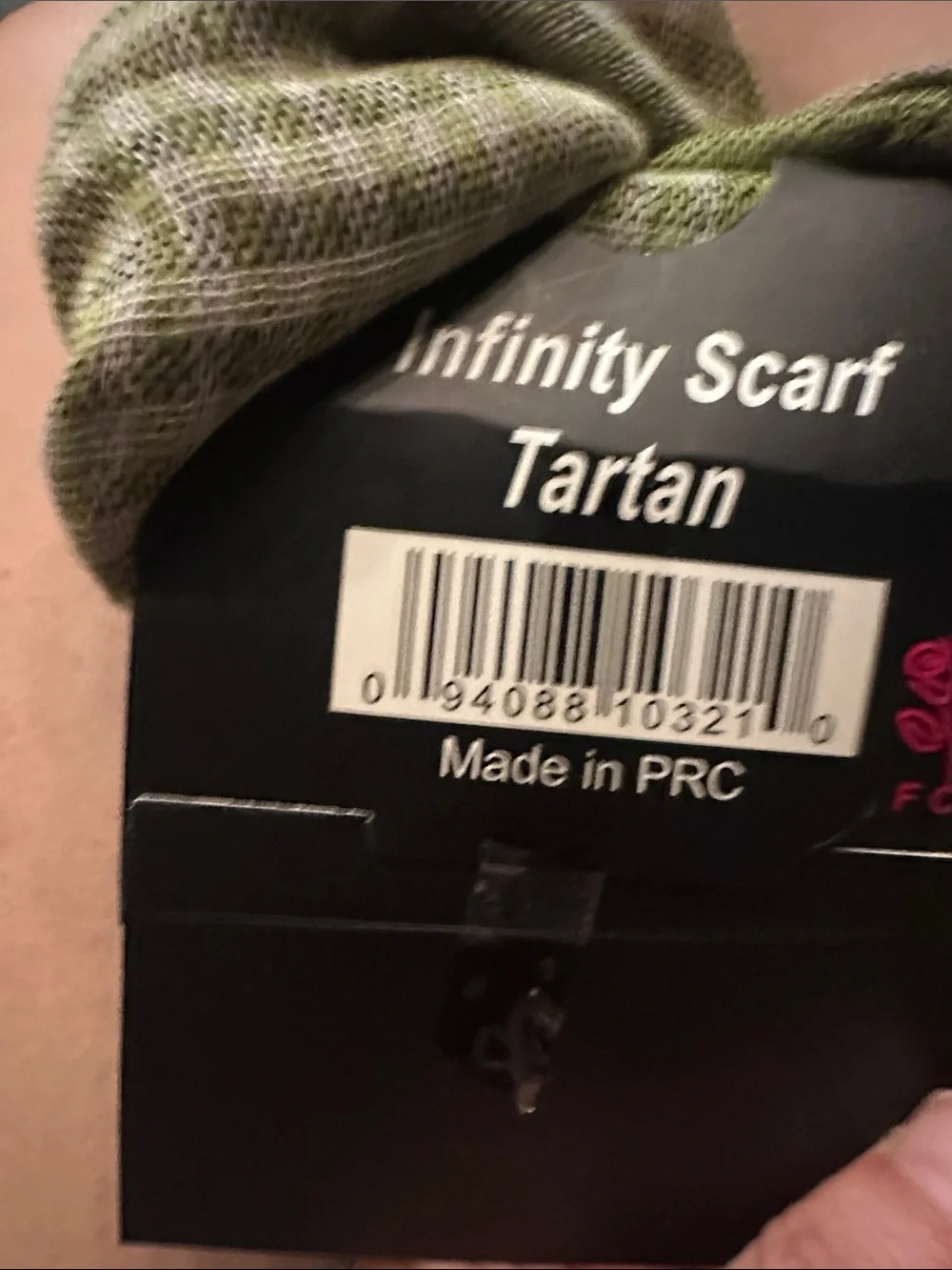 Plaid Pastel Multicolor Wrap Scarf - Unbranded
